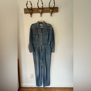 Vintage denim jumpsuit!